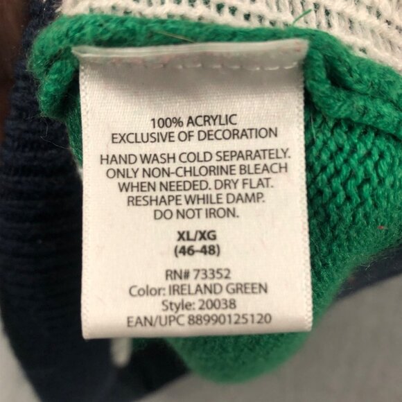 Ugly Christmas Unicorn Size XL Santa Sweater Party Sequin Horn Candy Design 3D - Picture 8 of 8